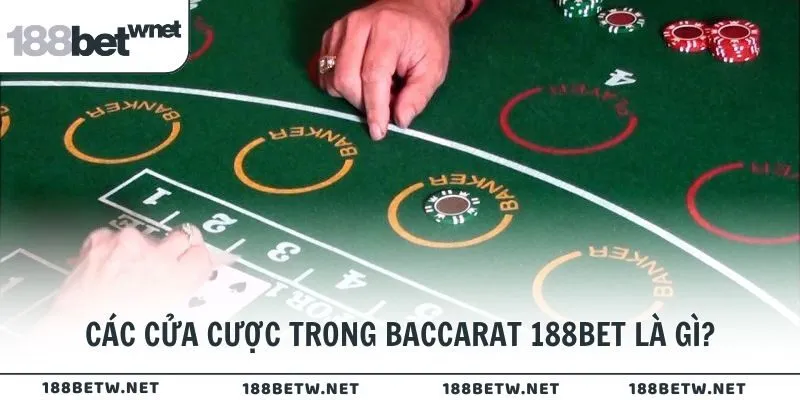 Các cửa cược trong Baccarat 188BET là gì?